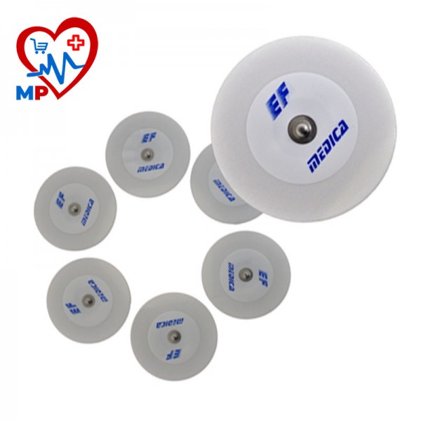 Електроди ЕКГ з адгезивної піни 50 мм діаметр – рідкий гель